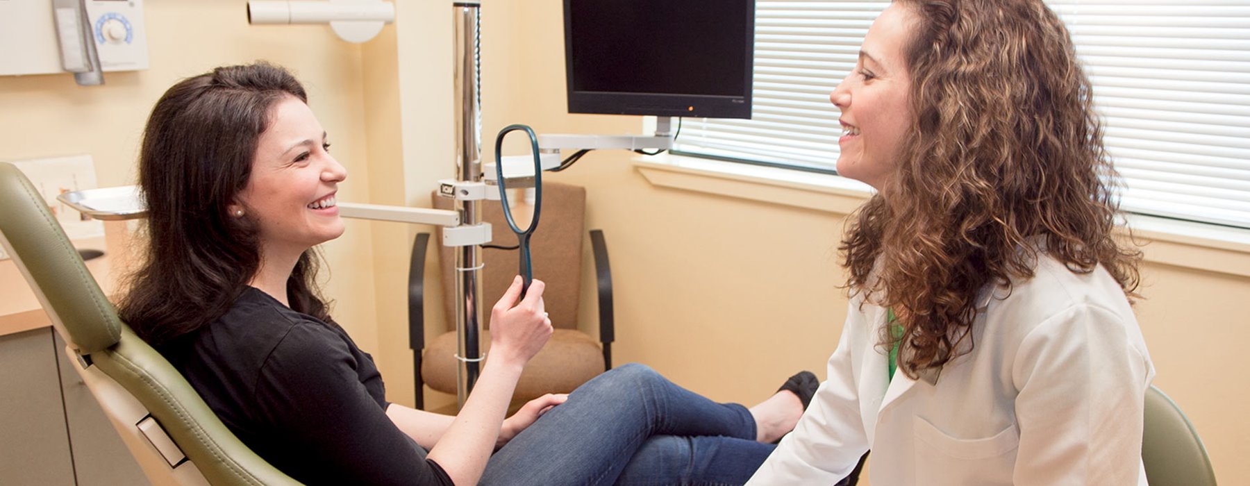 Patient Discussing Treatment First Orthodontic Visit at Justus Orthodontics,Oregon